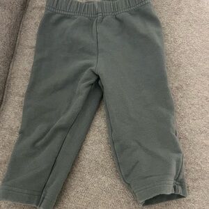Kids Green Fleece Pants